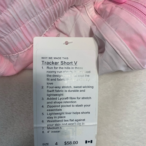 miami pink lululemon shorts - Picture 4 of 5